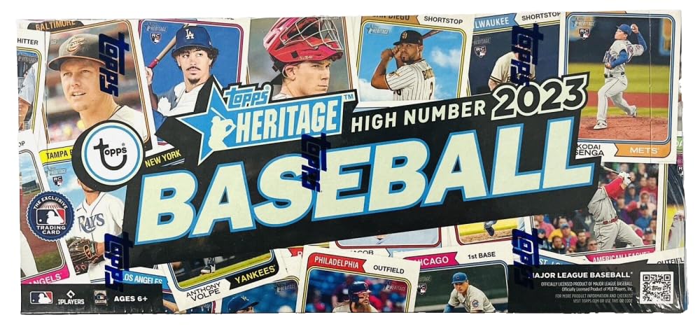 topps mlb heritage 2023 未開封box ヘリテージ Amazon.com: 2023 Topps Heritage MLB Baseball Trading Cards